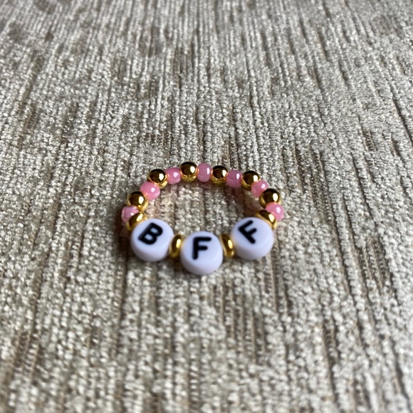 Custom BFF Beaded Ring - Picture 3 of 5
